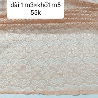 Vải ren thun,ren lưới... hàng khúc.