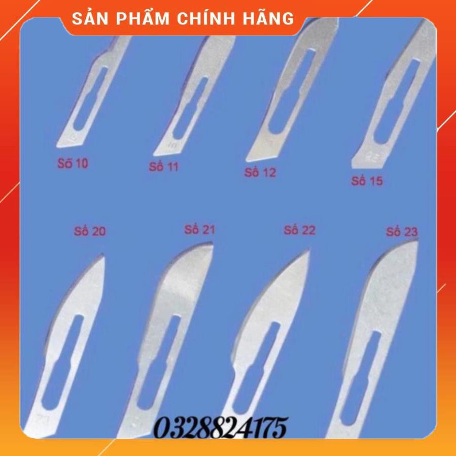 Hộp 100 lưỡi dao mổ Doctor số 10,11,12,15,20,21  - Yt