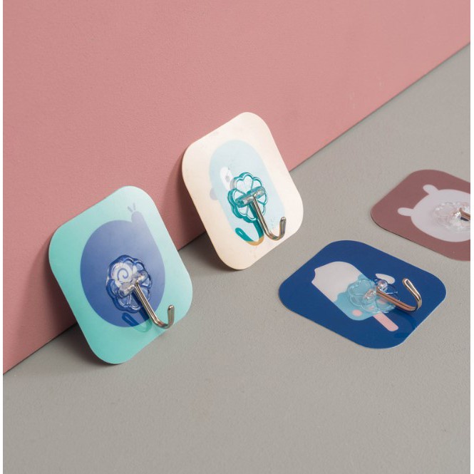 Móc Dán Tường 3D Siêu Dính Siêu Chịu Lực in hình dễ thương 88072 Korea Store 88