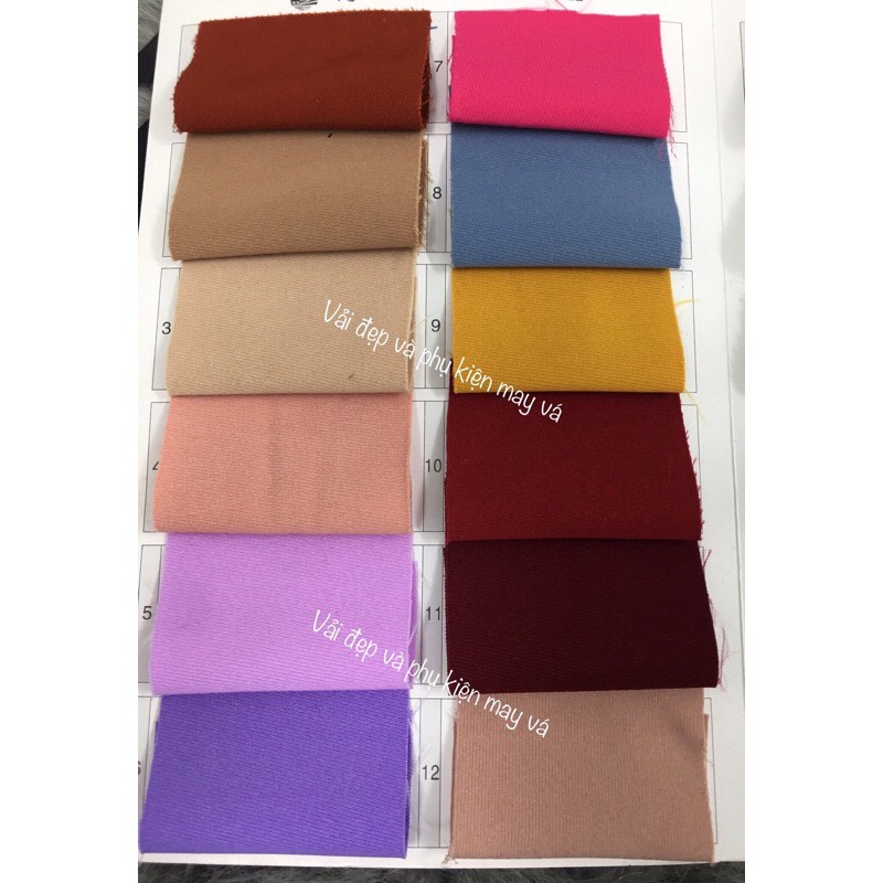 Vải Đẹp TRƯỢT XỐP may Đầm váy quần xuông set Vest đồ công sở