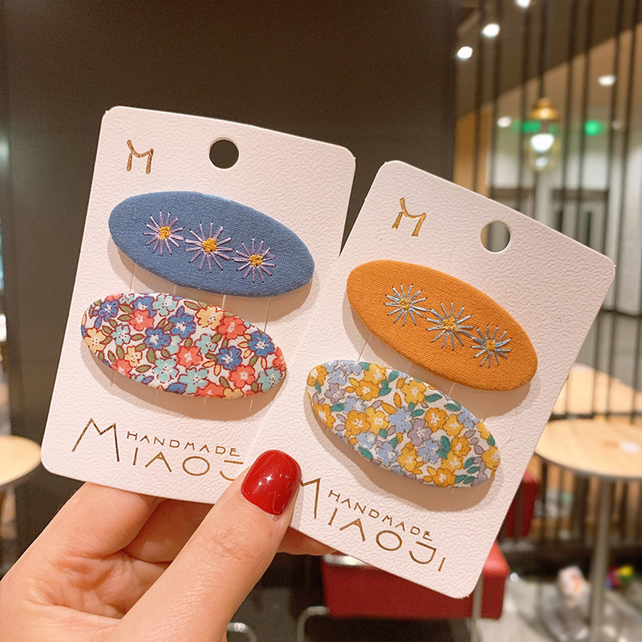 Set 2 kẹp tóc thiết kế xinh xắn đáng yêu cho nữ