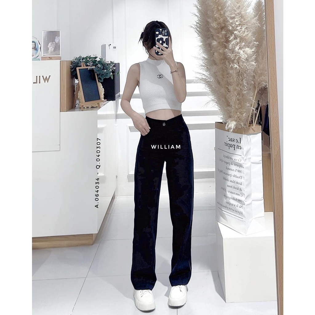 Quần kaki suông 0592