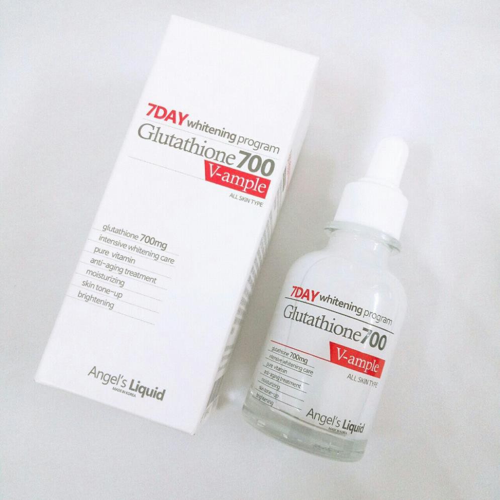  Serum Trắng Da 7Day Whitening Program Glutathione 700 V-ample