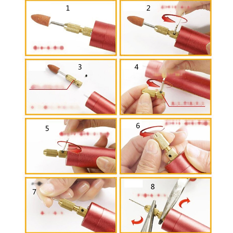 Mũi Khoan Điện Cầm Tay Bằng Nhôm Resin