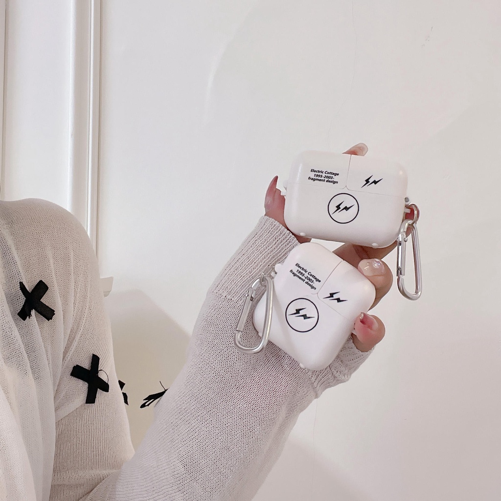 Vỏ Bảo Vệ Hộp Sạc Tai Nghe AirPods3 2021 / 3 Màu Trắng Đen Fujiwara Hiroshi Dễ Thương