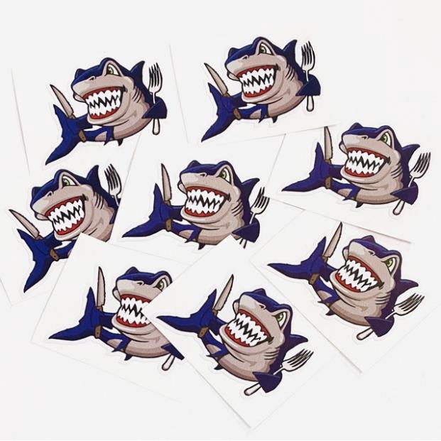 STICKER SHARK CÁ TÍNH DÁN TRANG TRÍ ĐIỆN THOẠI LAPTOP VALI MŨ BẢO HIỂM XE MÁY TỦ KỆ,...HAY BẤT KÌ NƠI NÀO BẠN MUỐN