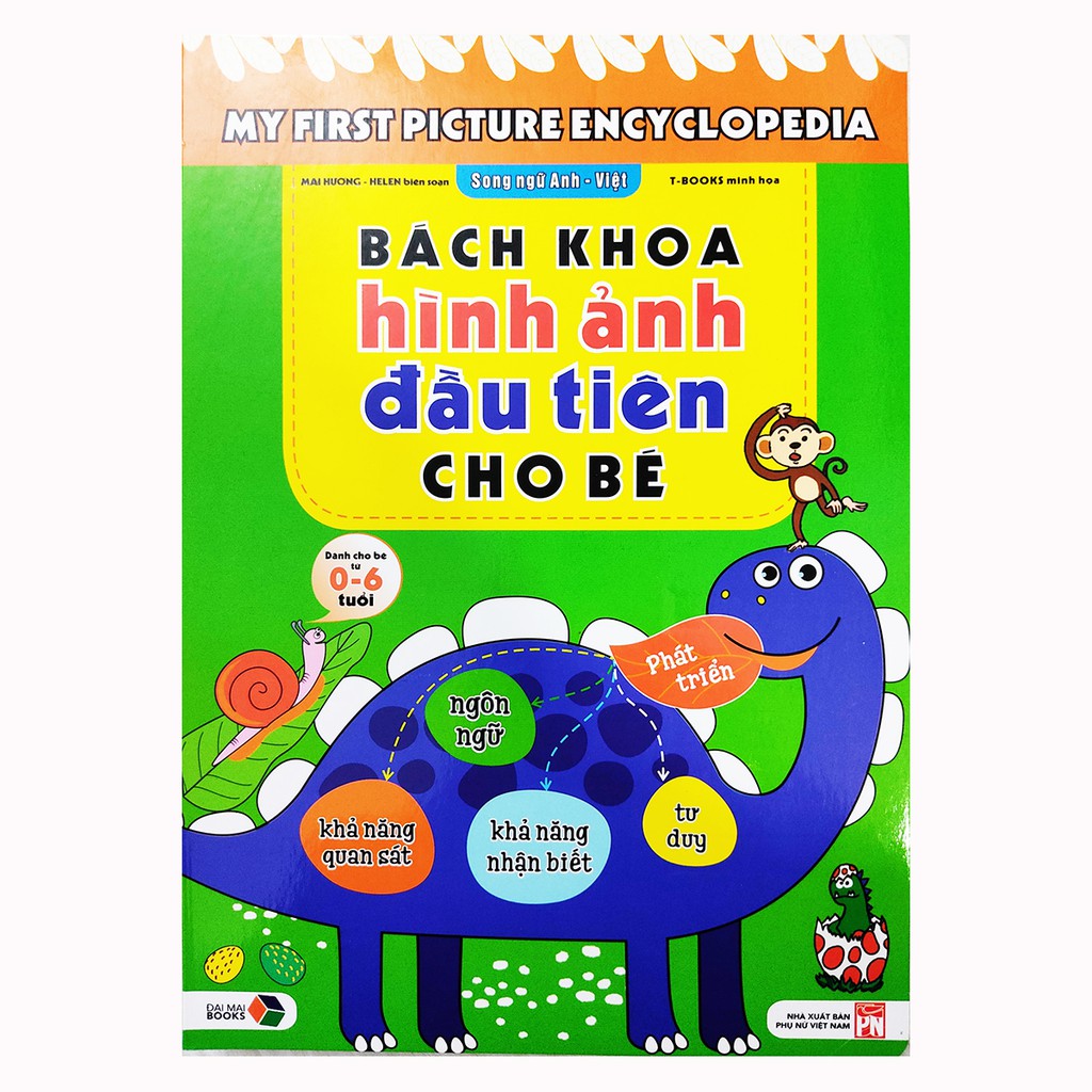 Sách - Bách khoa hình ảnh đầu tiên cho bé song ngữ Việt Anh