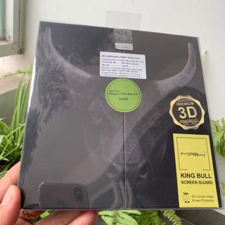 Kính cường lực cho iP 11 Series, iP X Series MIPOW KINGBULL 3D PREMIUM - Hàng chính hãng