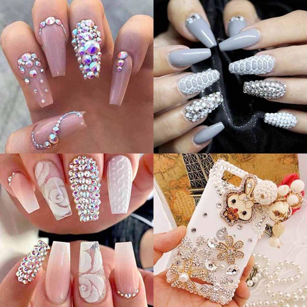 Hạt Kim Sa 3D Nhiều Màu Sắc Dùng Trang Trí Móng Nghệ Thuật DIY|Sơn Móng Tay Nghệ Thuật