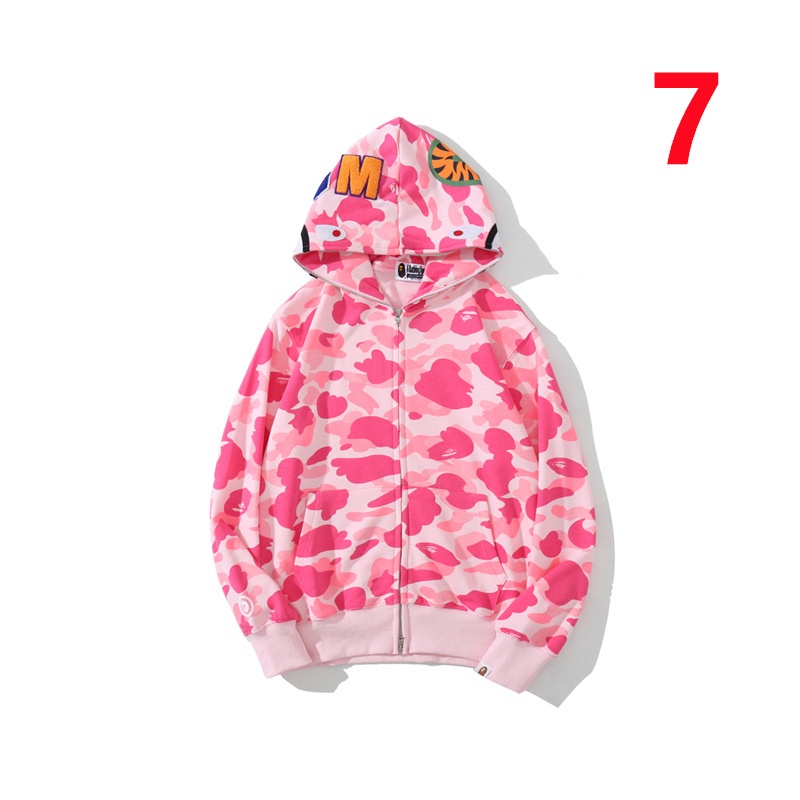 Áo Khoác Hoodie Cotton Tay Dài Có Khóa Kéo Thời Trang Đường Phố BA &amp; PE Unisex