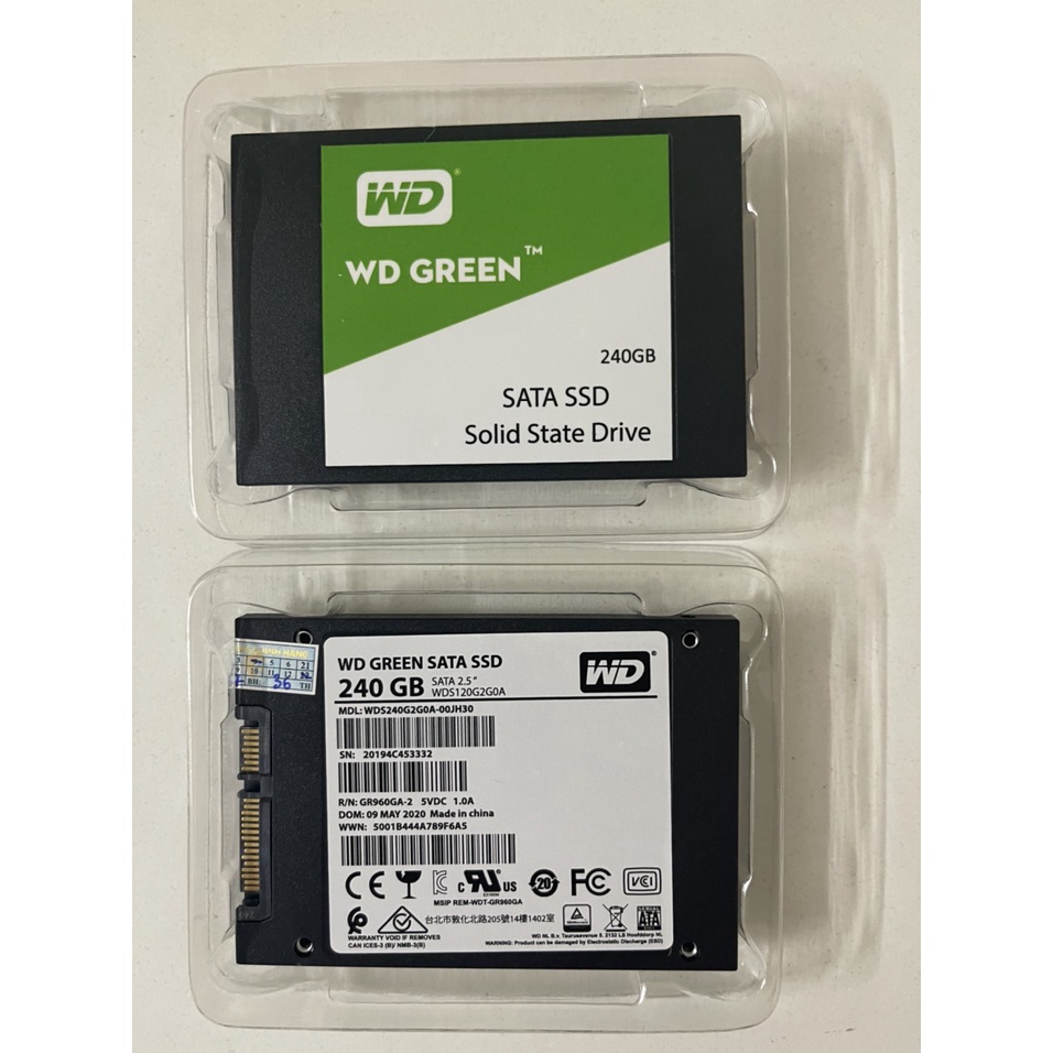 [Mã SKAMELW245 giảm 10% đơn 250K] Ổ Cứng SSD Western Digital Green Sata III 120GB / 240GB | BigBuy360 - bigbuy360.vn