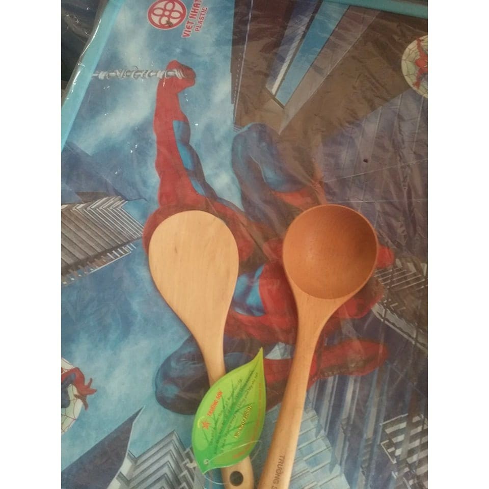 sét 2 muôi cơm canh gỗ