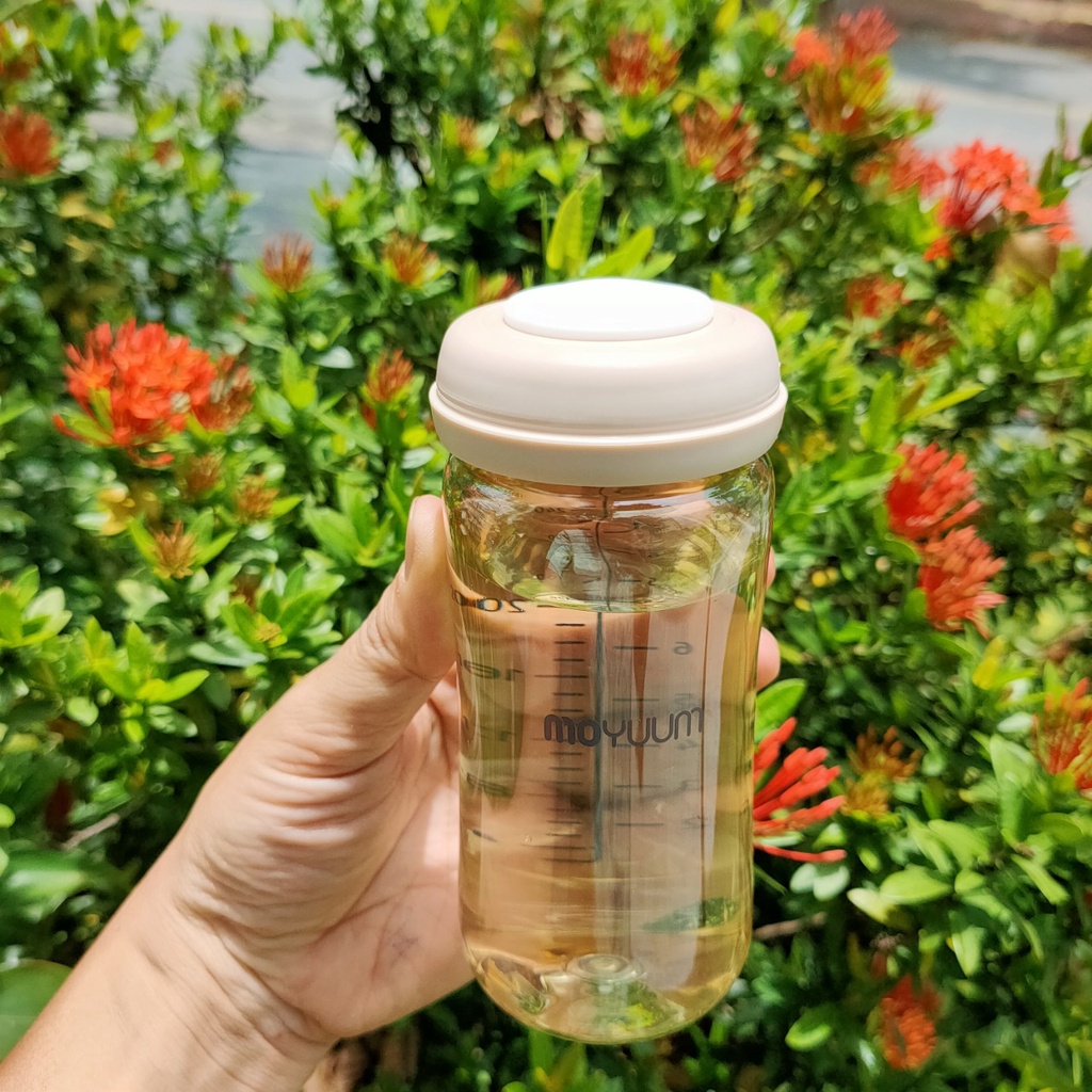 Bộ phụ kiện tay cầm, ống hút, nắp trữ, Bình sữa Moyuum HÀN QUỐC/ Bộ phụ kiện chuyển đổi Moyuum