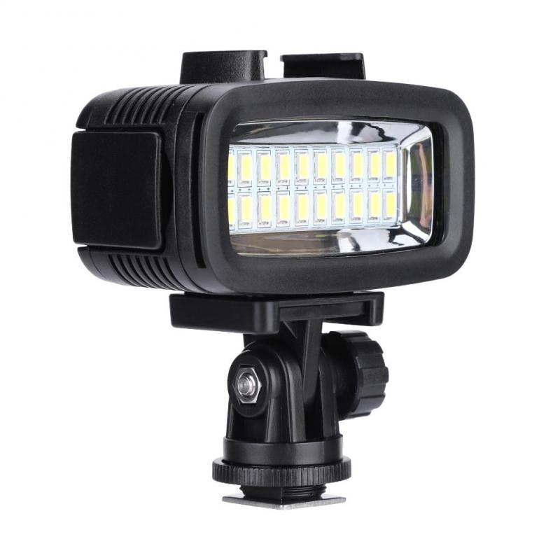 Đèn LED 20 bóng đi lặn chuyên dụng chống thấm nước kềm giá gắn đèn cho Gopro 40m | WebRaoVat - webraovat.net.vn