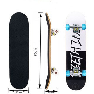 [HÀNG ĐẸP] Ván Trượt Skateboard Thể Thao Chất Liệu Gỗ Phong Ép Cao Cấp 7 Lớp Mặt Nhám, Bánh Xe Phát Sáng Nhiều Màu