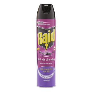 Xịt Côn Trùng Raid Hương Lavender