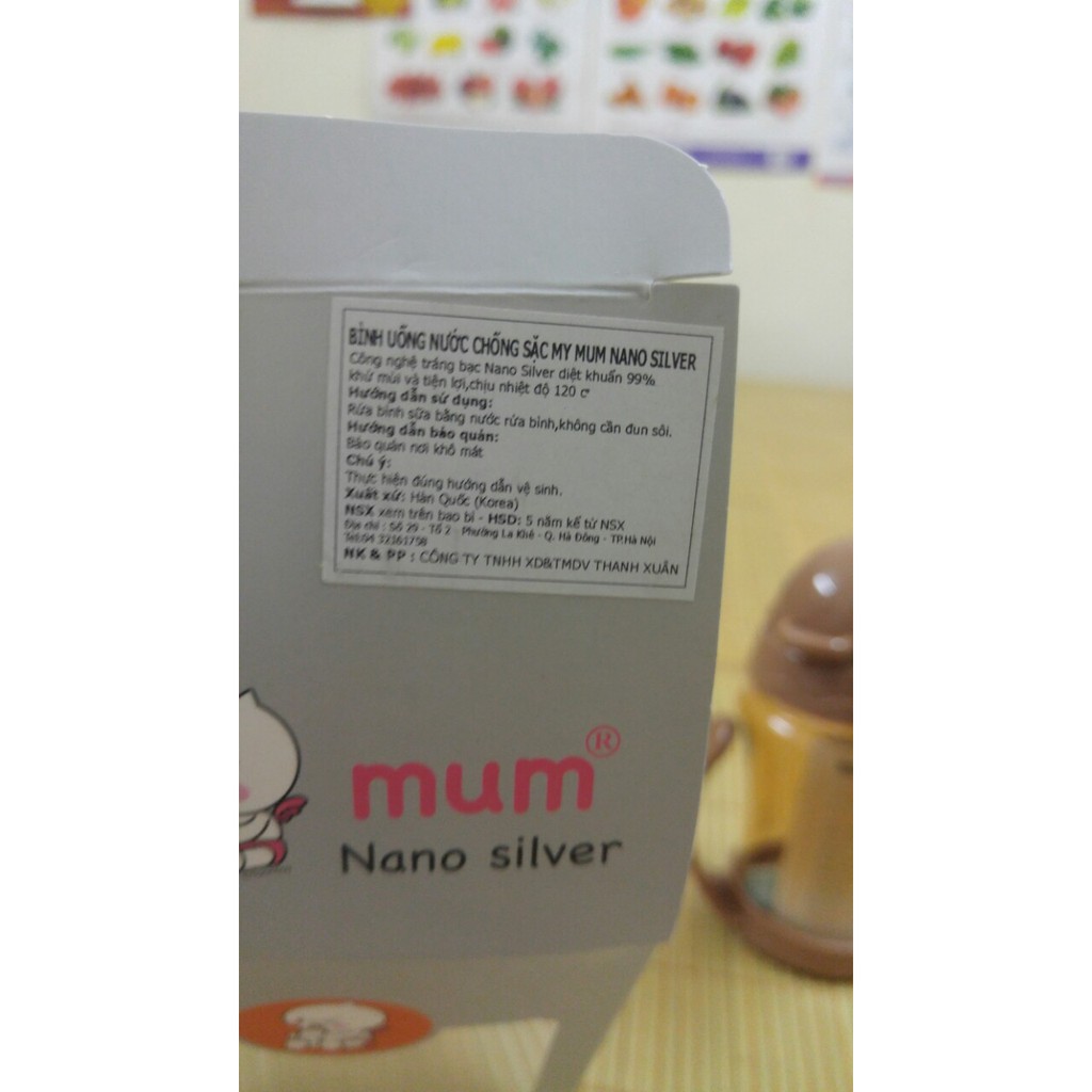 Bình Uống nước chống sặc My Mum 200ml