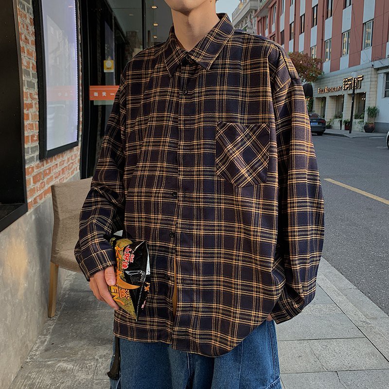 Áo sơ mi CARO UNISEX nam nữ PTBAN (kèm ảnh thật) 3 MÀU