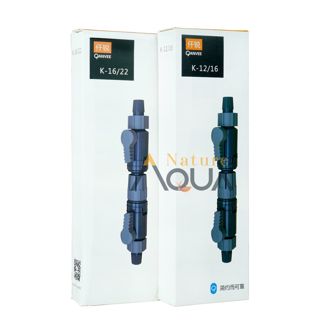 KHÓA ỐNG NƯỚC  QUANVEE dành cho ống lọc 12mm và 16mm