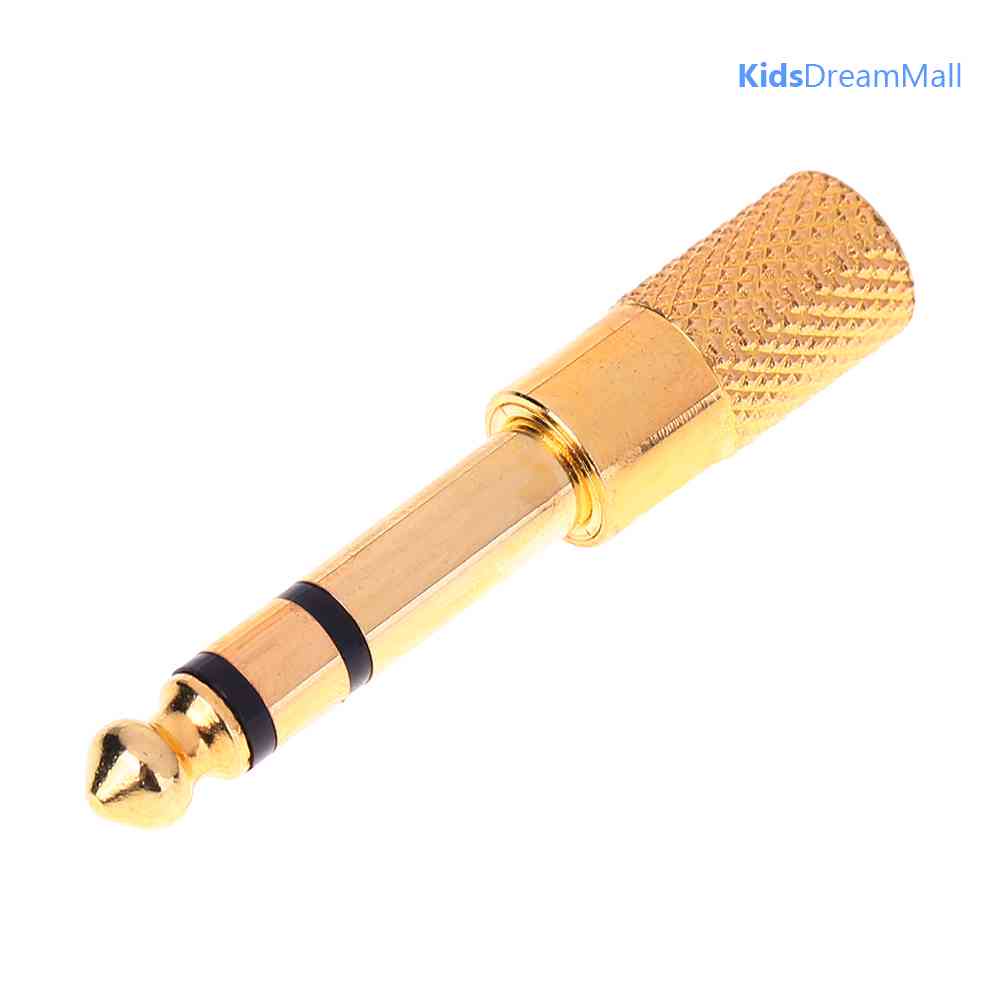 Đầu Nối Âm Thanh Chuyển Đổi Giắc Cắm 6.35mm 1 / 4 inch Sang Ổ Cắm 3.5mm 1 / 8 inch Chuyên Dụng