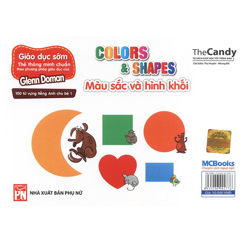 Flashcard Glenn Doman - Màu Sắc Và Hình Khối