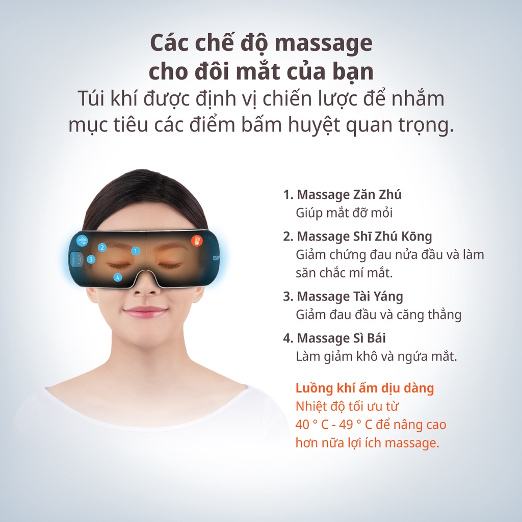 OSIM Kính massage uVision Air