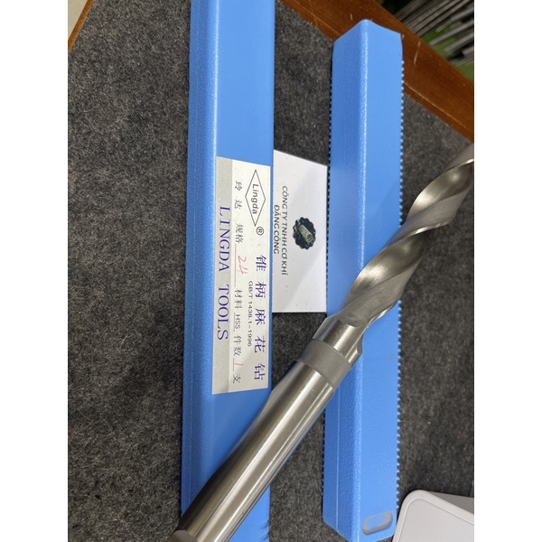 Mũi Khoan inox chuôi côn chất liệu thép gió HSS