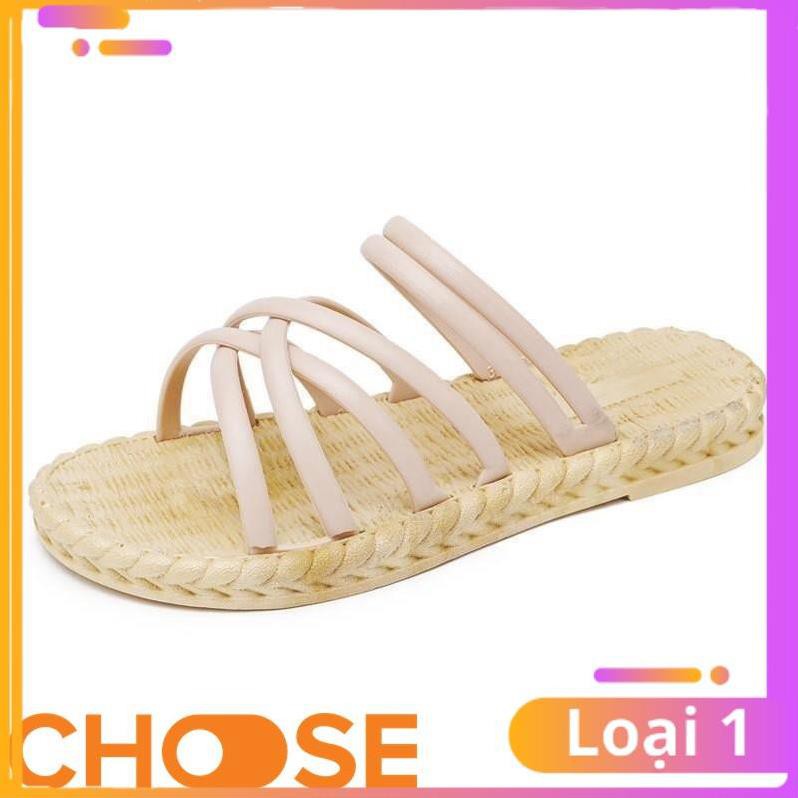 Dép CAO SU NHỰA Choose Nhiều Quai GIẢ CÓI Chống Nước GK5K6