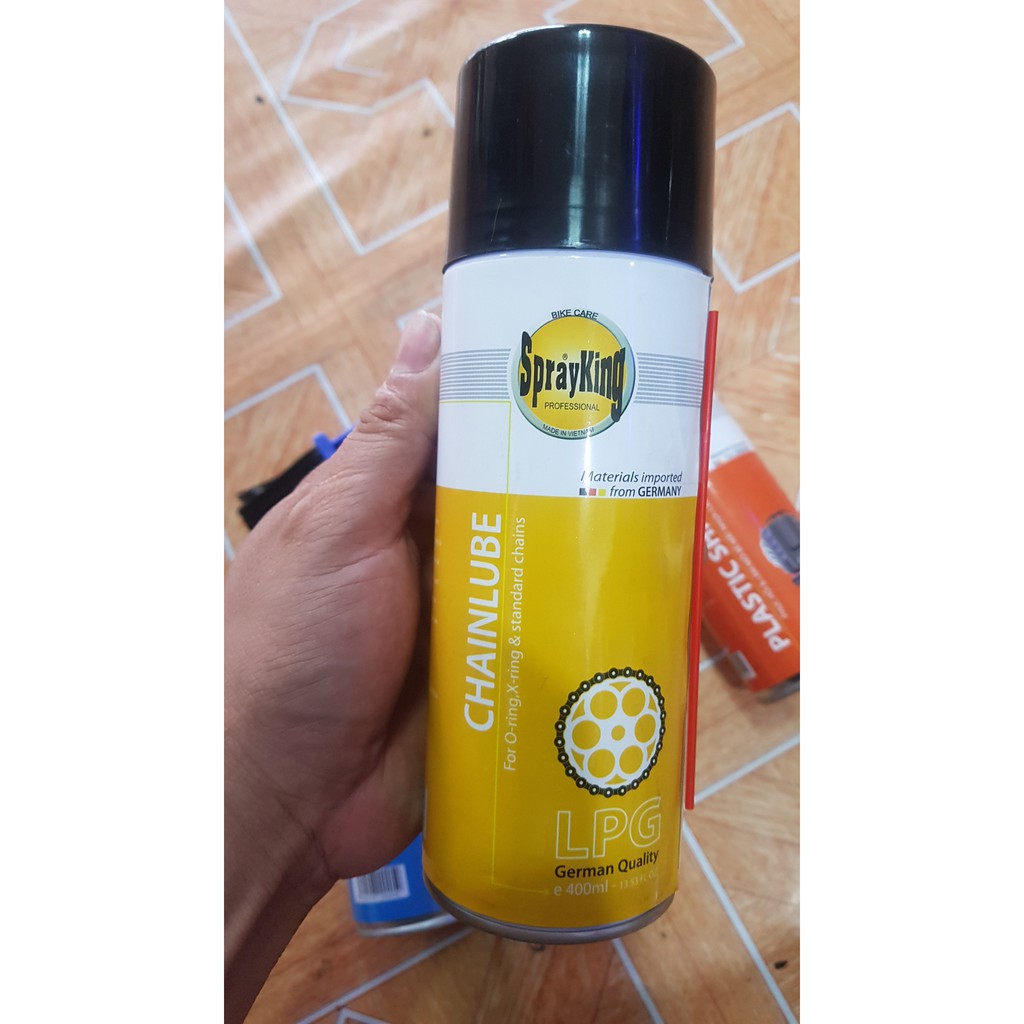 Xịt dưỡng sên, rửa sên và dưỡng nhựa nhám Sprayking