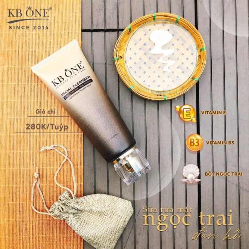 SỮA RỬA MẶT NGỌC TRAI SÁNG DA KBONE