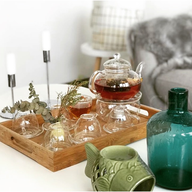 Bộ ấm trà thủy tinh