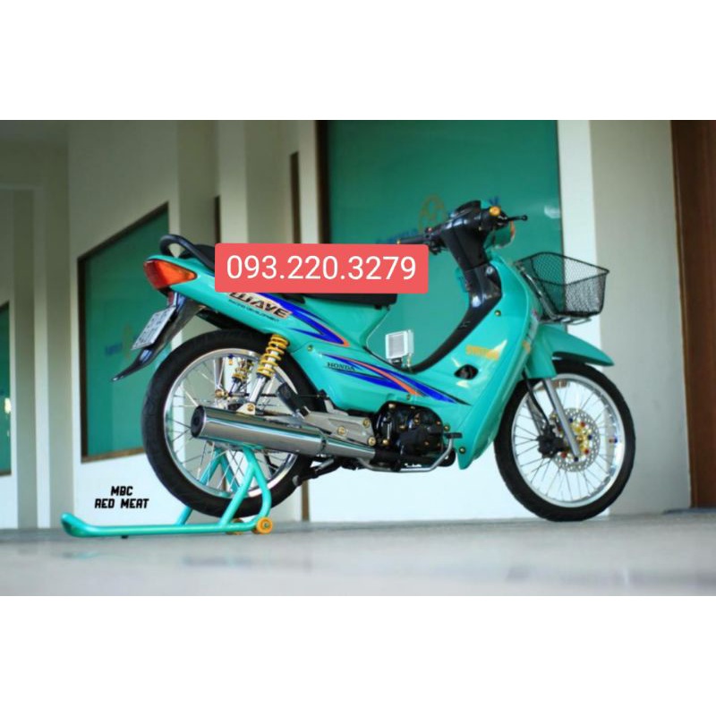 ❧Dàn áo wave 110 thái màu ngọc bích tặng kèm pha đèn xi nhanh lái tem và ốc áo😍😍