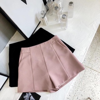 Quần đùi Vải tuyết mưa Quảng Châu siêu xinh, quần short lưng cao