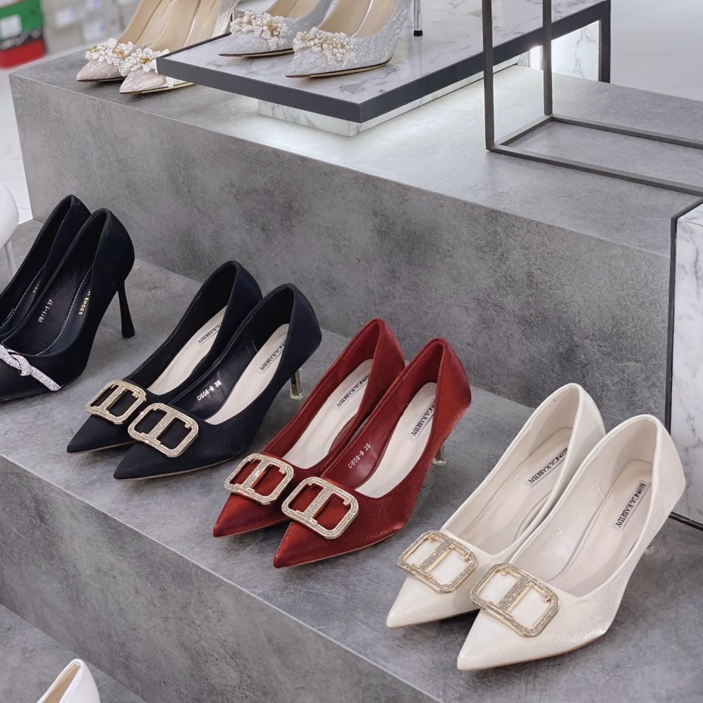 Min's Shoes - Giày Gót Nhọn Da Mềm Cao Cấp NC54