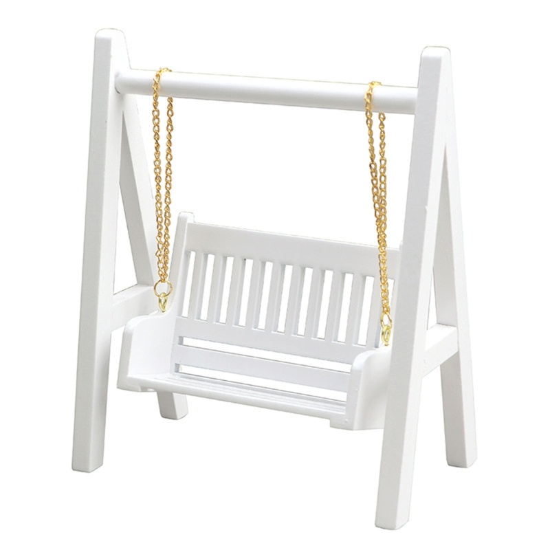 Ghế Xích Đu Mini Tỉ Lệ 1 / 12 Trang Trí Nhà Búp Bê