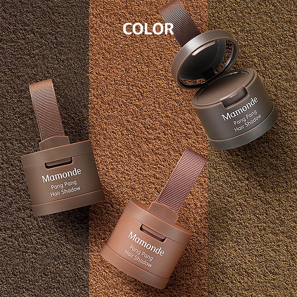 MAMONDE B27♟☇🇰🇷 Giao Hàng Trực Tiếp Hàn Quốc  Phấn Phủ Chân Tóc Ba Màu Đệm Bổ Sung C