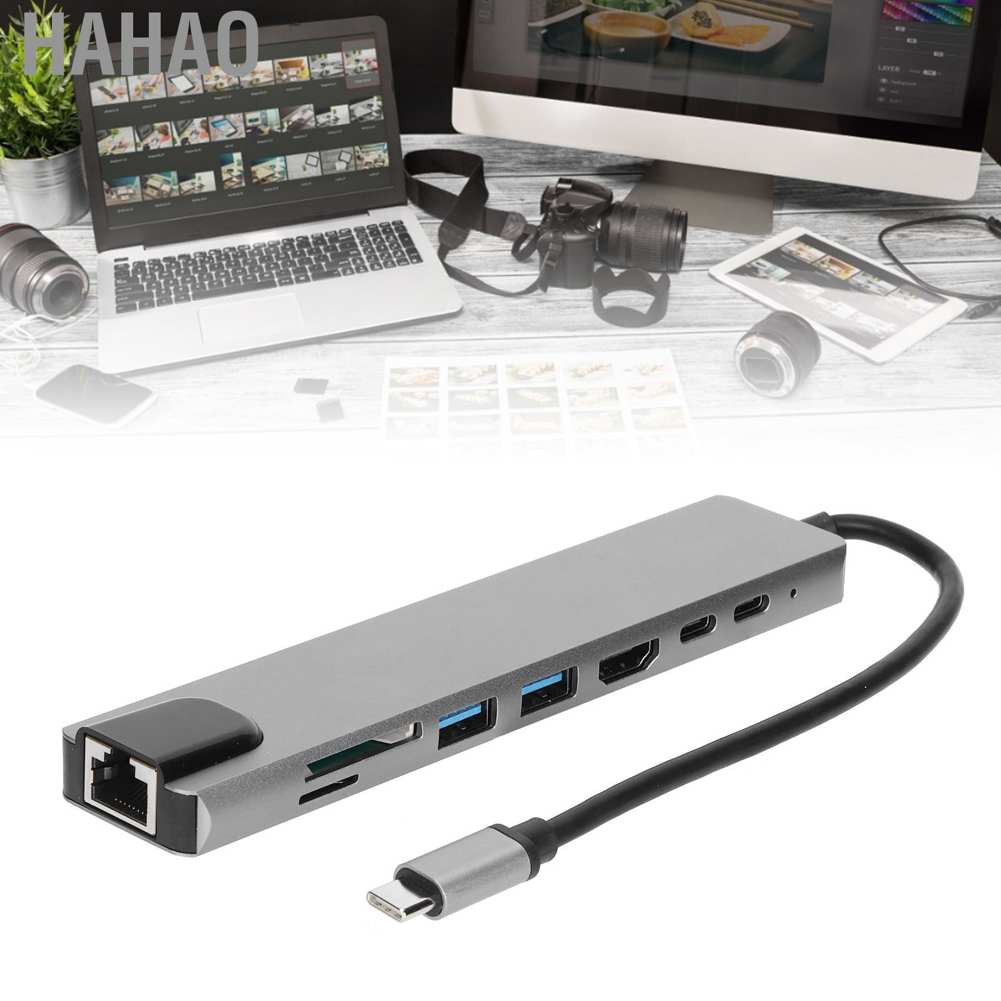 Đầu Đọc Thẻ Nhớ Máy Tính Rj45 Hahao 8 Trong 1 | BigBuy360 - bigbuy360.vn