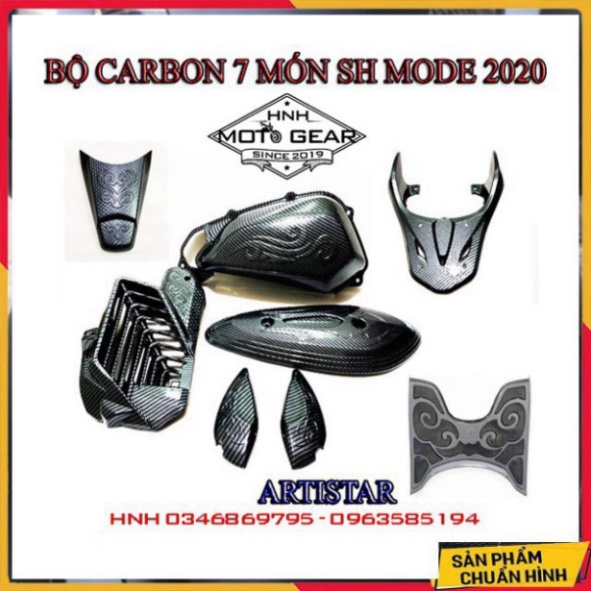 Phụ Kiện Carbon SH Mode 2020 Artista Chính Hãng