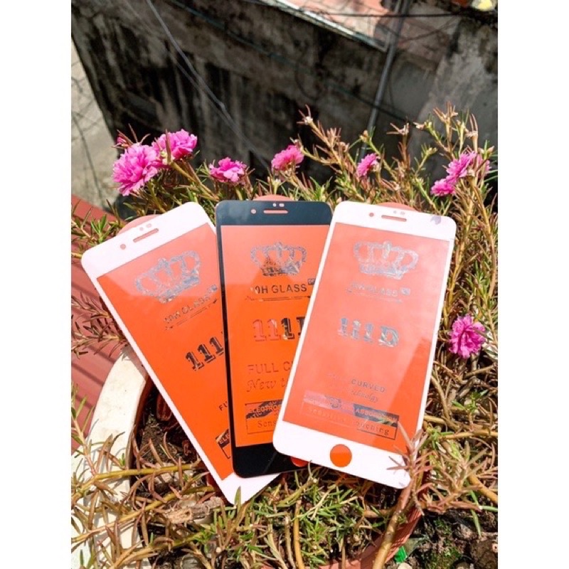 Miếng Dán Kính Cường Lực 111D Bò Tót Cho iPhone 6/6s/6Plus/6SPlus/7/8/7Plus/8Plus/X/Xs/XsMax/Xr/11/11ProMax/12/12ProMax