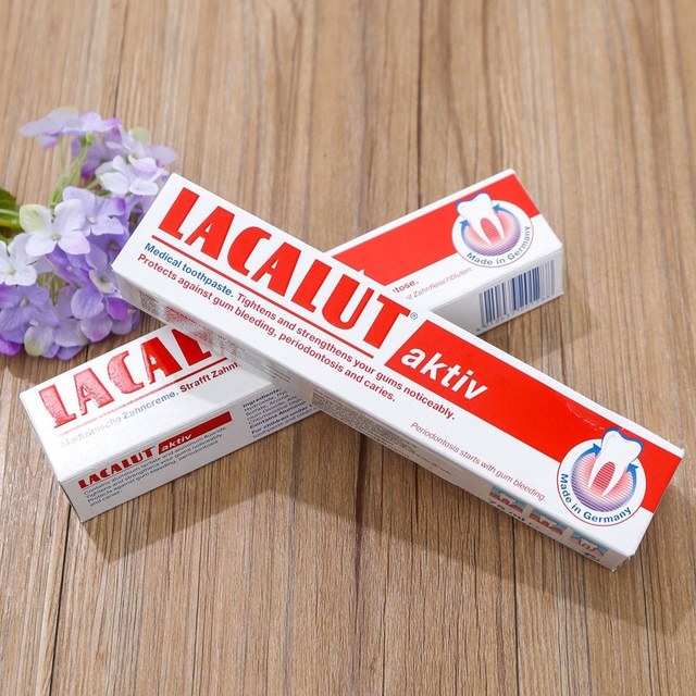 Kem đánh trắng răng Lacalut Aktiv 75ml