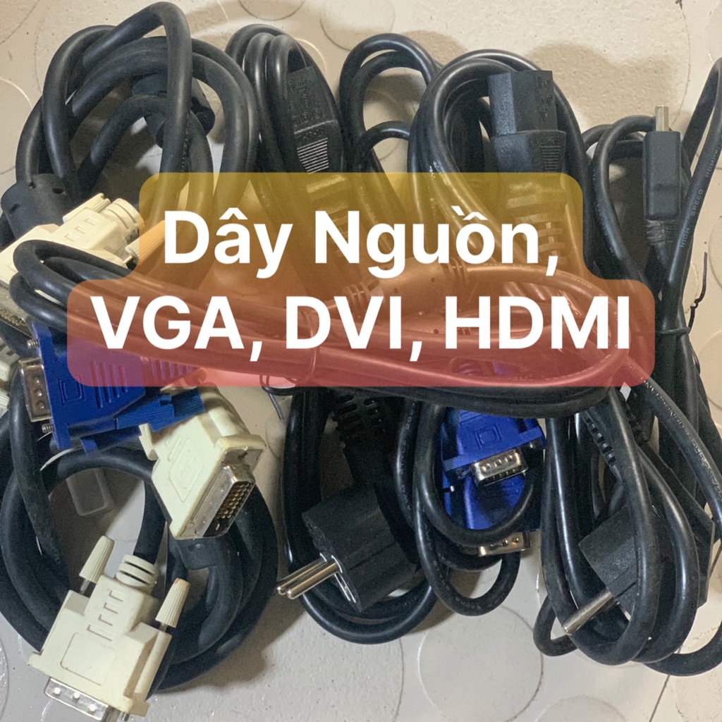 Dây Ng uồn PC, Dây Vga, Dây DVI, Dây HDMI  cho máy PC và LCD - Vi Tính Bắc Hải