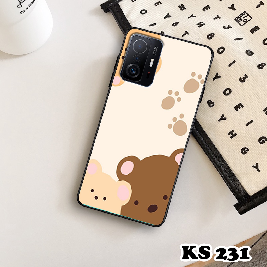 Ốp lưng Xiaomi Mi 11 5G - Xiaomi Mi 11T 5G - Xiaomi Mi 11T Pro 5G - Ốp in hình gấu bear ngộ nghĩnh