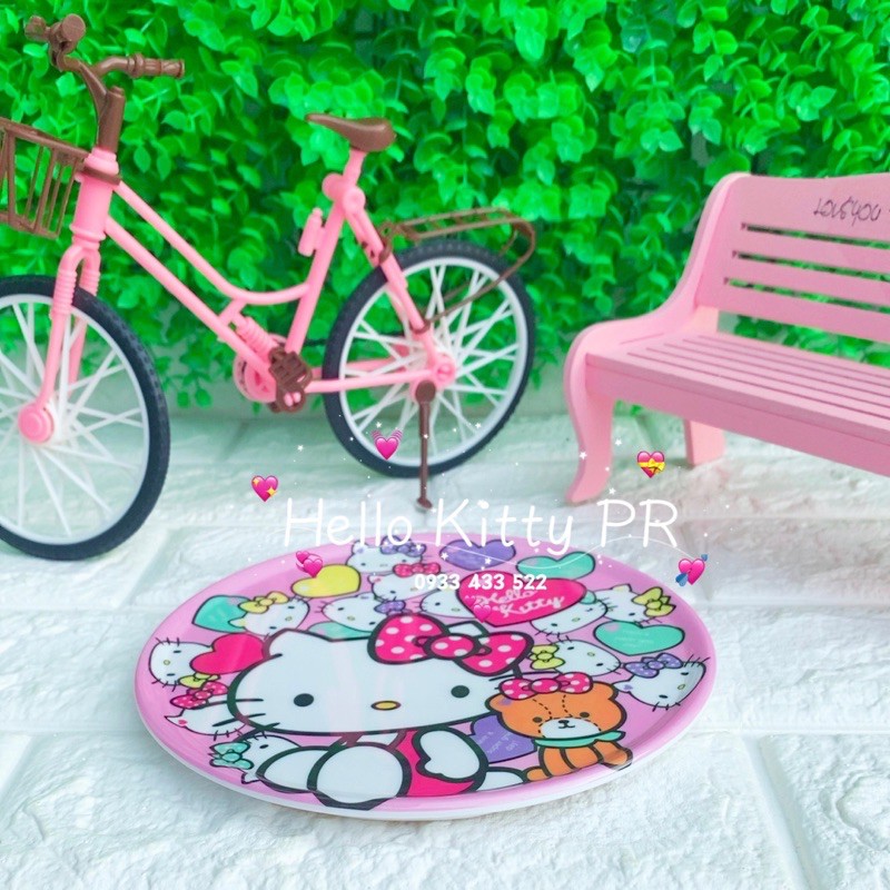 Dĩa cách nhiệt Hello Kitty