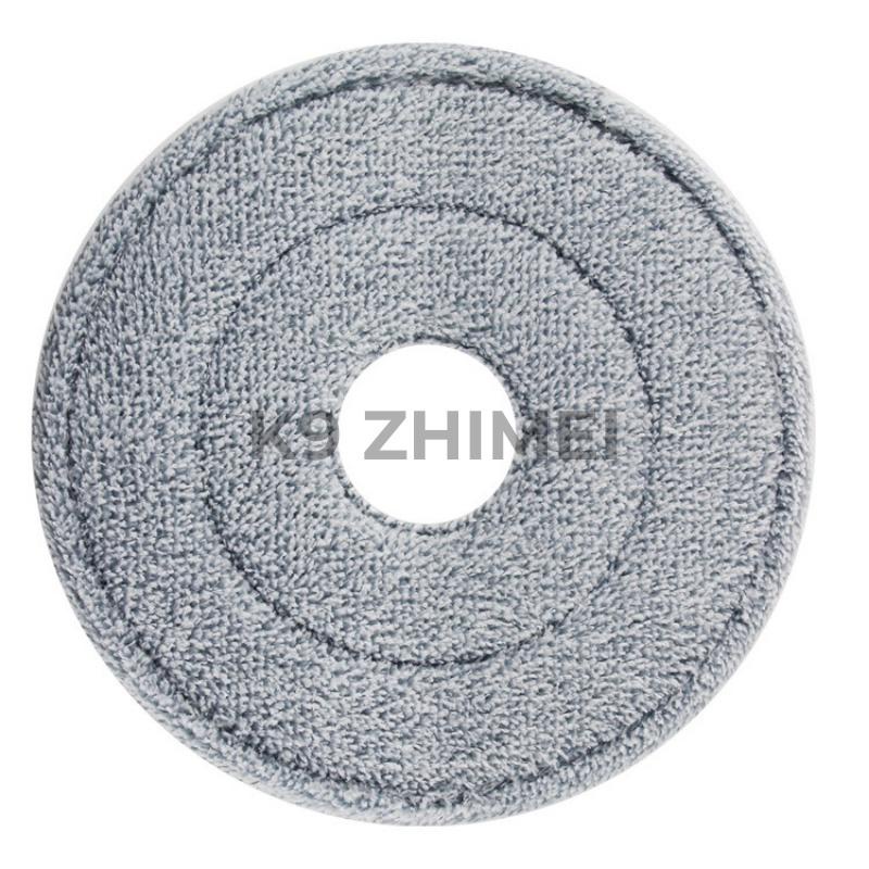 Bông Lau Sợi Microfiber Hình Tròn  Thay Thế Chổi Lau Nhà Tách Nước Bẩn