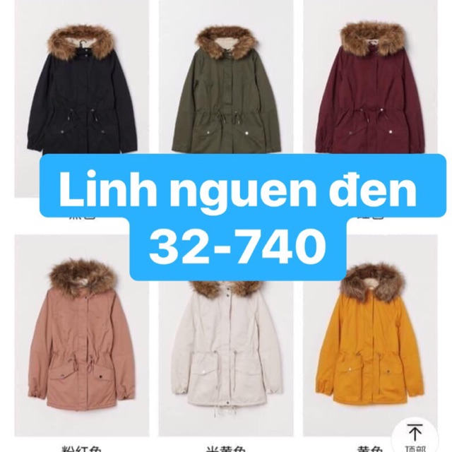 Áo parka HM trả e Linh