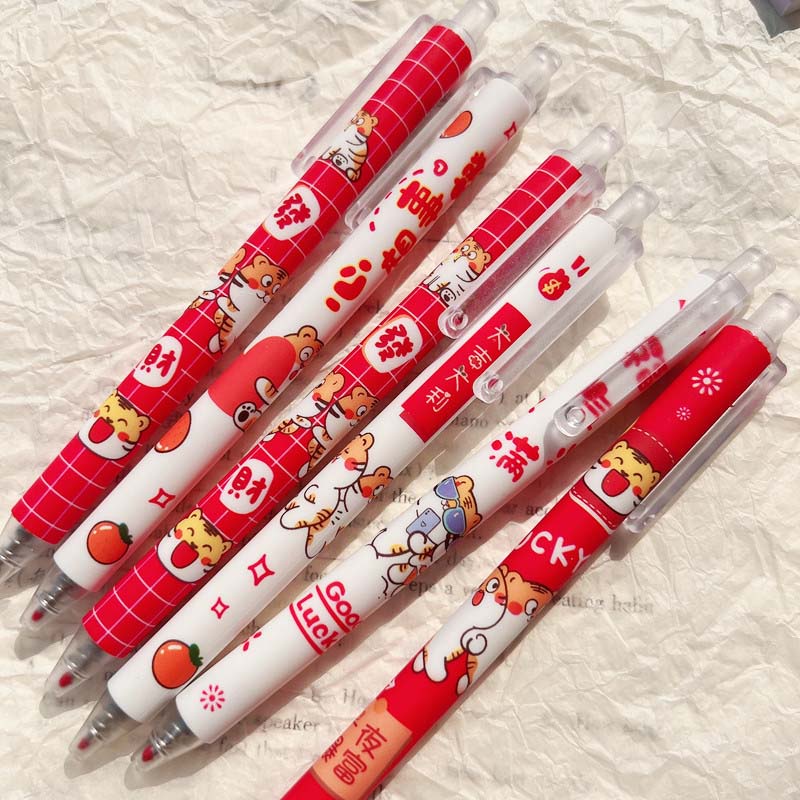 Bút Mực Gel Ngòi 0.5Mm Hình Cọp Dễ Thương