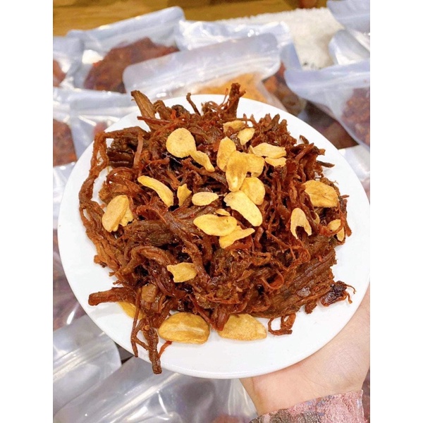 100g khô gà lá chanh, khô heo cháy tỏi, khô bò, khô mực nước dừa túi zip đồ ăn vặt ngon giá rẻ