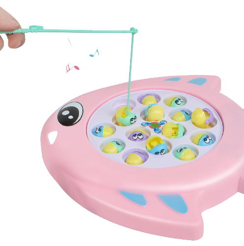 Bộ đồ chơi câu cá bằng nhựa có nhạc vui nhộn cho bé - Phát triển thị giác và vận động  (Giao màu ngẫu nhiên)