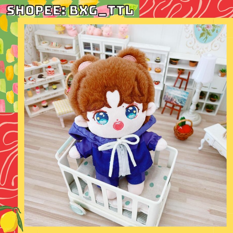 Doll Vương Nhất Bác Wang Yibo 20cm - Búp bê Vương Nhất Bác Trần Tình Lệnh kèm outfit 20cm