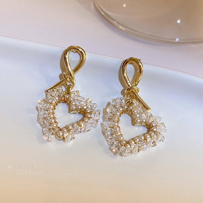 Bông Tai Dáng Dài Bằng Bạc 925 Đính Ngọc Trai Sang Trọng Phong Cách Hàn Quốc Thời Trang Cho Nữ